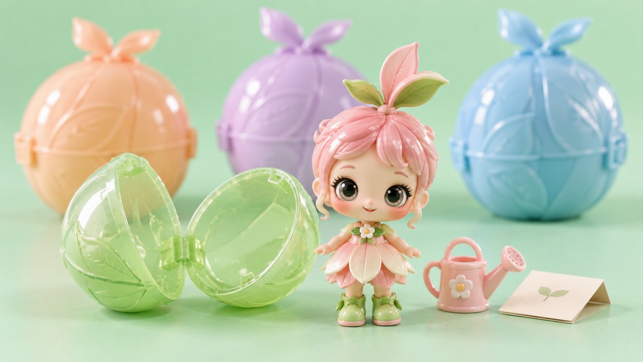 Seedlets hero still of the pod and mini doll